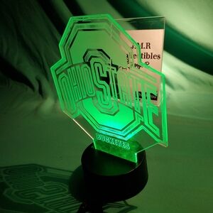 Ohio State logo light 3D Night LED Light Lamp Base 16 Colors LED Light Display